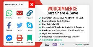 WooCommerce Cart Share and Save-nulled by daddy cod