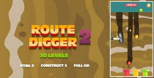 Route Digger 2 - HTML5 Game (Construct3)