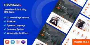 Fibonacci - Laravel Portfolio & Blog CMS Script