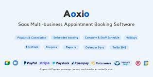 Aoxio - SaaS Multi-Business Service Booking Software