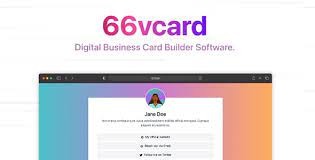 66vcard - Digital Business Card Builder (SAAS)