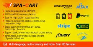 PHP SPA CMS - Single Page Application - SPA-Cart. Fully featured eCommerce CMS platform. Super fast.