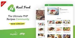 RealFood | The Ultimate PHP Recipes & Community Food + RTL Support