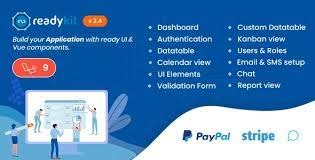 ReadyKit - Admin & User Dashboard Templates (with functionality) for Laravel + Vue App Development