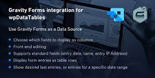 Gravity Forms integration for wpDataTables-nulled by daddy cod